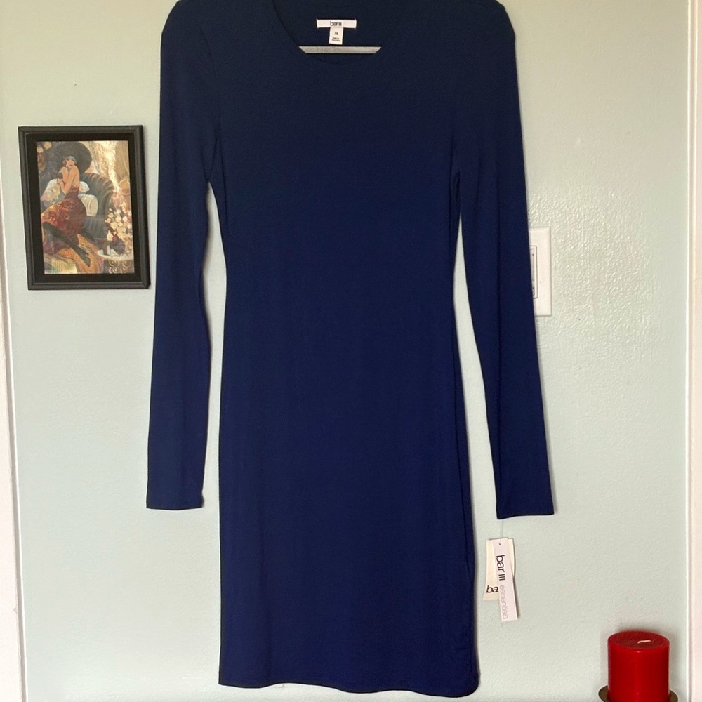 New bar III Navy Blue Bodycon Dress - size XS